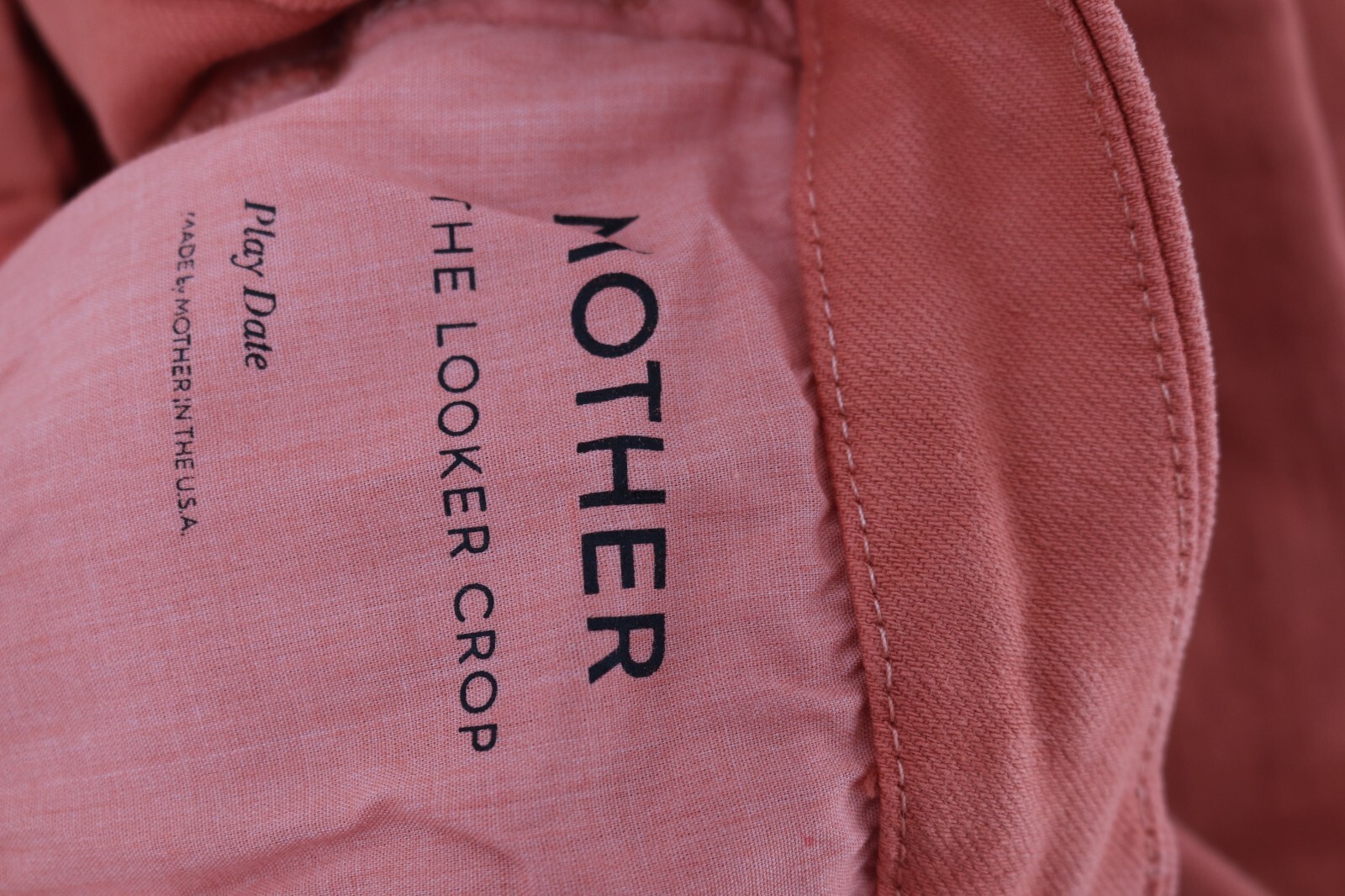 mother jeans Womens 27 The Looker crop play date mango stretch pockets thumbnail 10