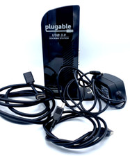 Plugable Docking Station USB 3.0 UD-3900 w Power Supply USB A/B HDMI