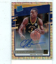 CASSIUS STANLEY 2020 Donruss Rated Rookies Choice Signatures Rookie Auto #225