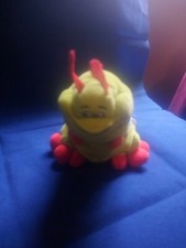 Disney Store A Bug's Life Heimlich Caterpillar Stuffed Animal Plush Doll Toy 8"