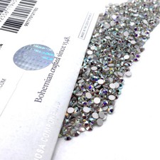 Crystal AB Preciosa MAXIMA flatbacks rhinestones nail art No-Hotfix Factory Pack