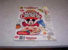 Vintage Original Disney Mickey Mouse Magic Crunch Cereal Box MM Club Watch Offer