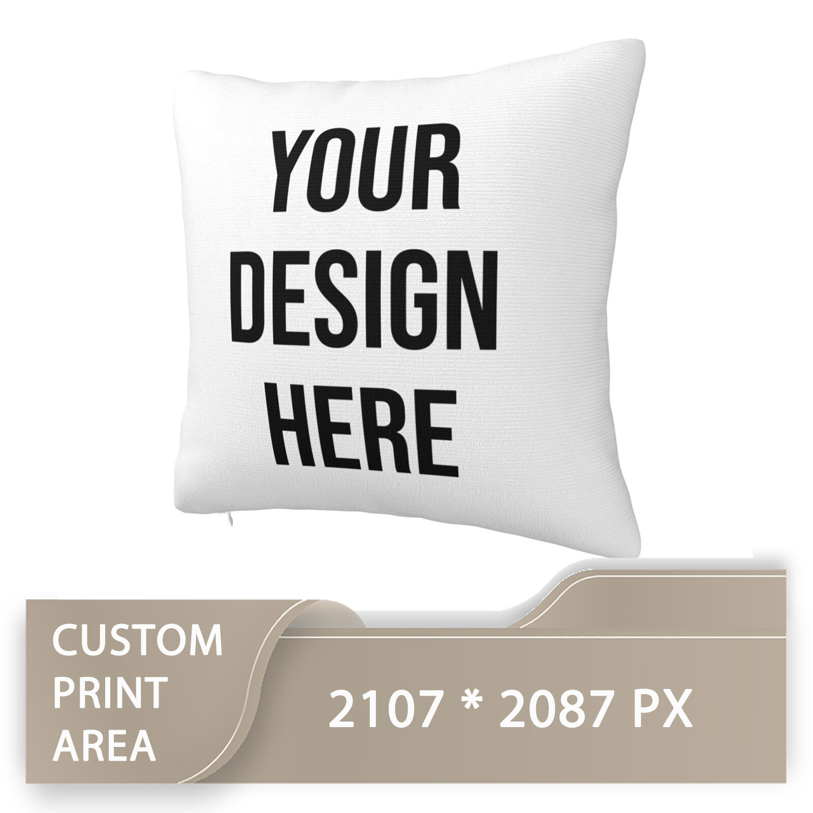 Funda Almohada Personalizada Doble Lado Sofá Cojín Cubierta Personalizada Texto Foto