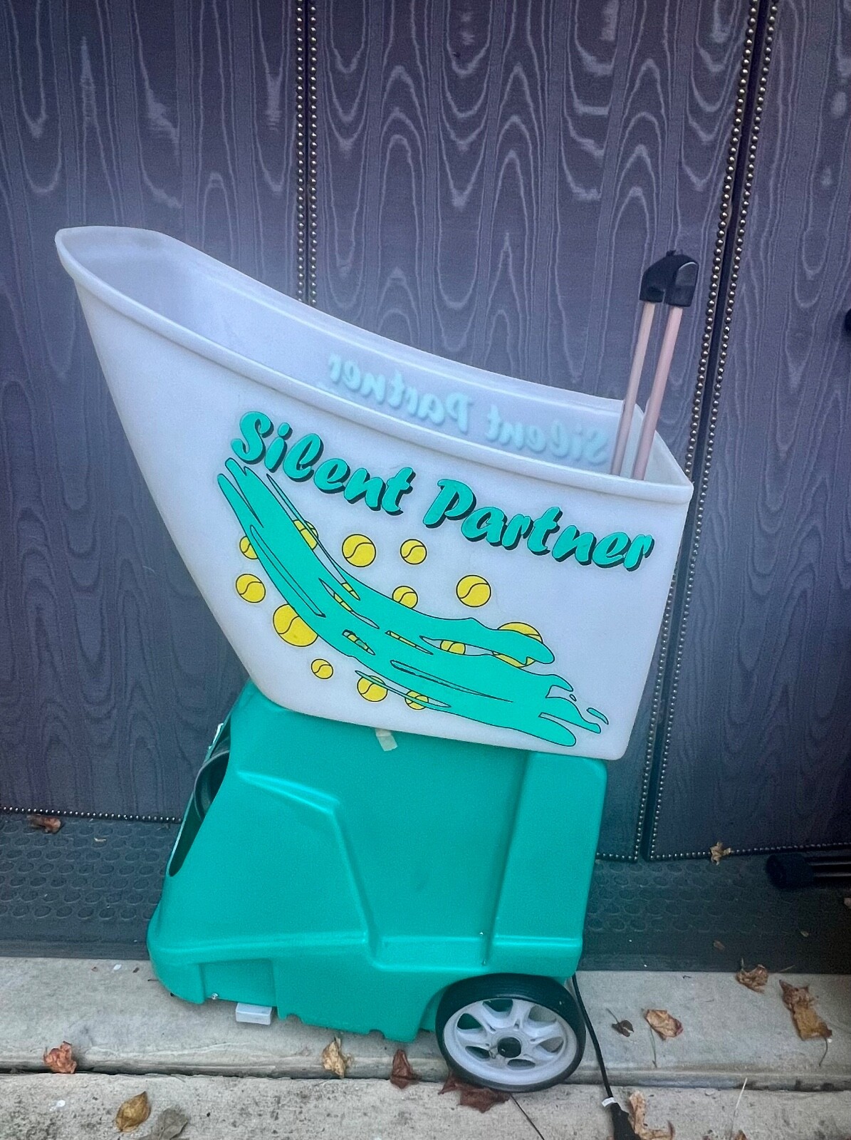 WORKS Silent Partner Scoop Tennis Ball Machine Unit eBay