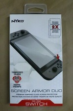 Nyko 87251 Tempered Glass Screen Armor Duo for Nintendo Switch FREE SHIPPING 