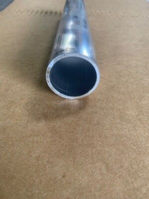 2.25'' OD 6061 Aluminum Round Tube x 2'' ID x 8'' Long, 1/8'' Wall Tubing