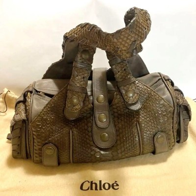 Vintage Chloe pocket silverado hand bag