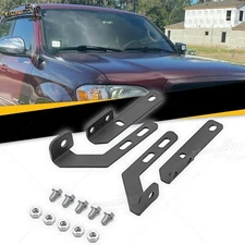 Fit 00-06 Toyota Tundra 2/4 Door A-Pillar LED Light Pod Upper Hood Bracket Kits
