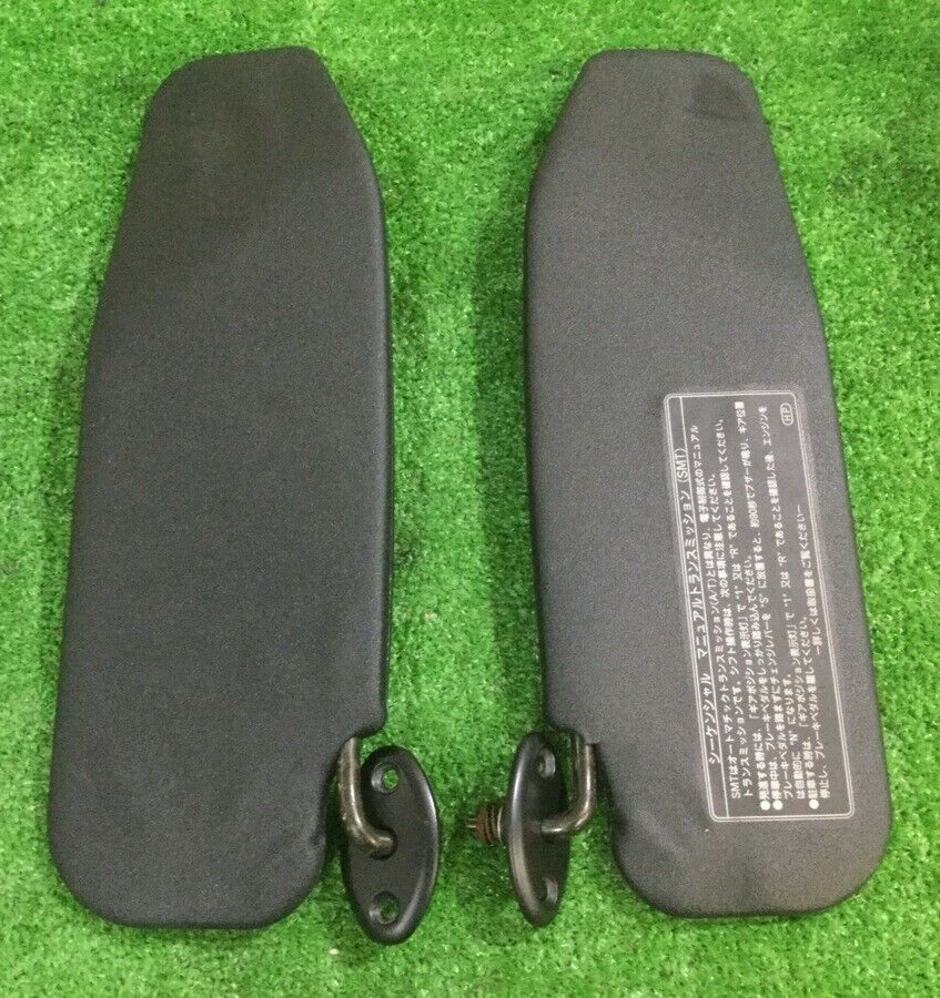 JDM Toyota MR2 Spyder MR-S Sun Visor Pair 2000-2005 OEM ZZW30 1ZZ