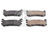 Febi Bilstein 170257 Bremsbelagsatz, Scheibenbremse Hinten FüR Mazda