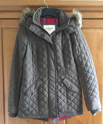 hollister padded coat