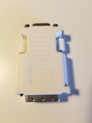 Genuine 0J8461 DVI-A to VGA Video Adapter New in Bag for Dell HP Apple Mac Mini