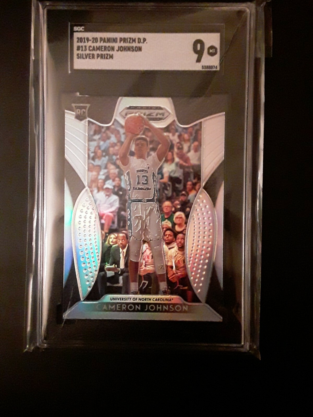 2019 Panini Prizm D.P. Cameron Johnson Silver Prizm RC Rookie SGC 9