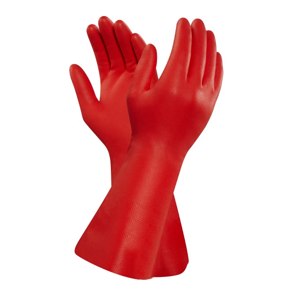 Arbeitshandschuh Stronghand Dawson Baumwollfutter Gr. 10 in rot EN388 Kl. 4121 - Bild 3 von 3