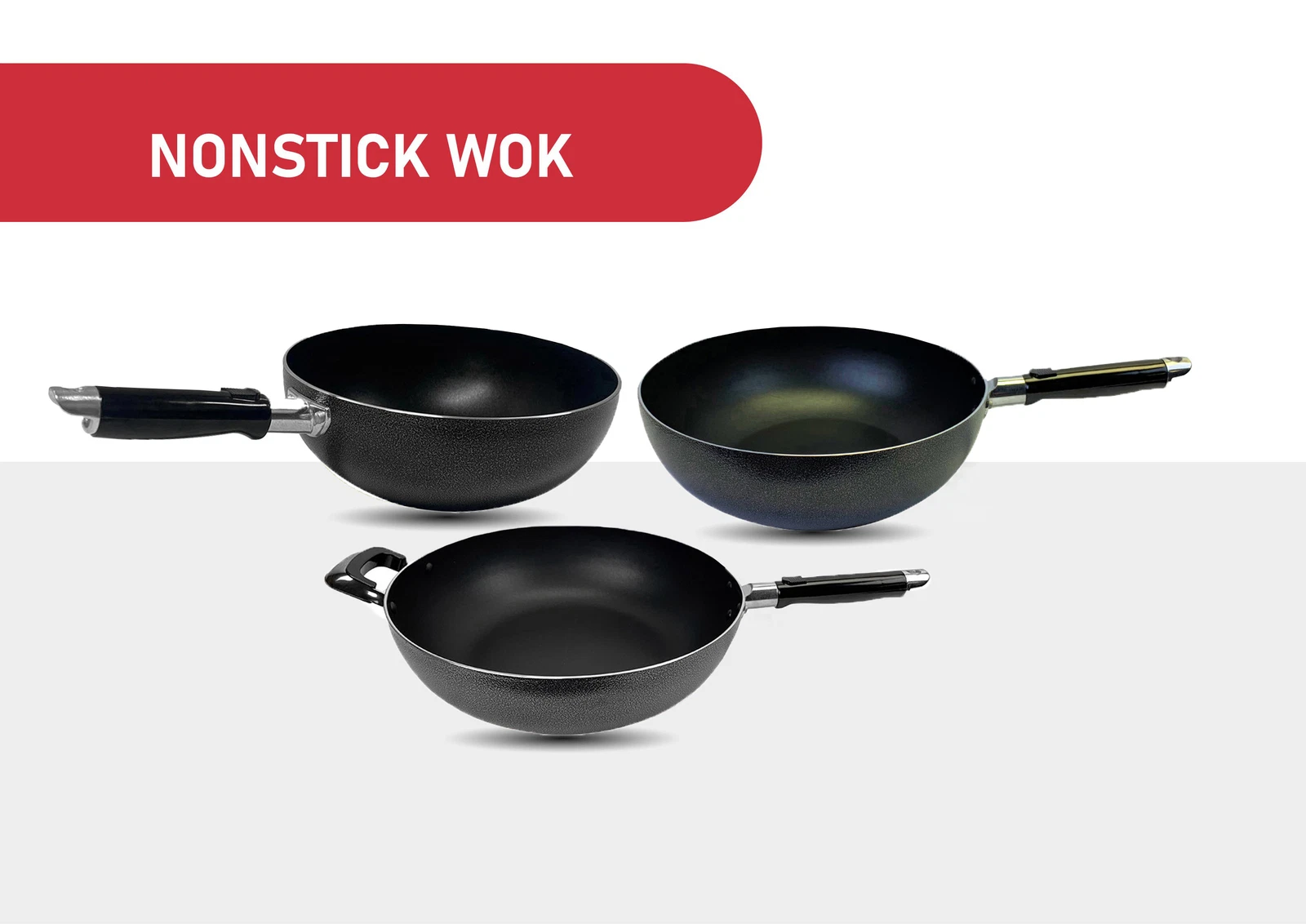 8"/9"/10"/11"/12"/13" Aluminum Nonstick Coating Frying Pan Cooking Pot Cookware