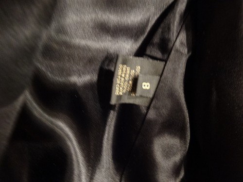 St. John Coat Collection Marie Gray Wool Cashmere Black. Size 8 - Picture 11 of 13