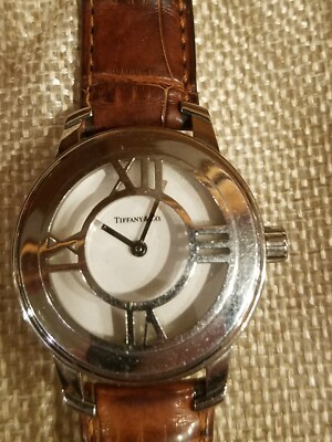 VINTAGE TIFFANY ATLAS STERLINGSILBER DAMENUHR MIT NUMERIK, METALLSCHUTZ  
