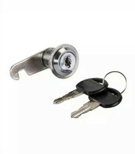 Image of Silverline 218251 Cam Lock 20mm Secures Drawers, Glass Doors, Cabinets