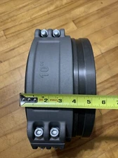 Aluminium 10 inch hose  Coupling Bolted Collar  Anodized  Lay Flat Hose Coupler