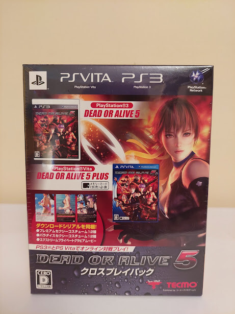 DEAD OR ALIVE 5 Cross-Play Pack PS Vita/PS3 Brand New Factory 