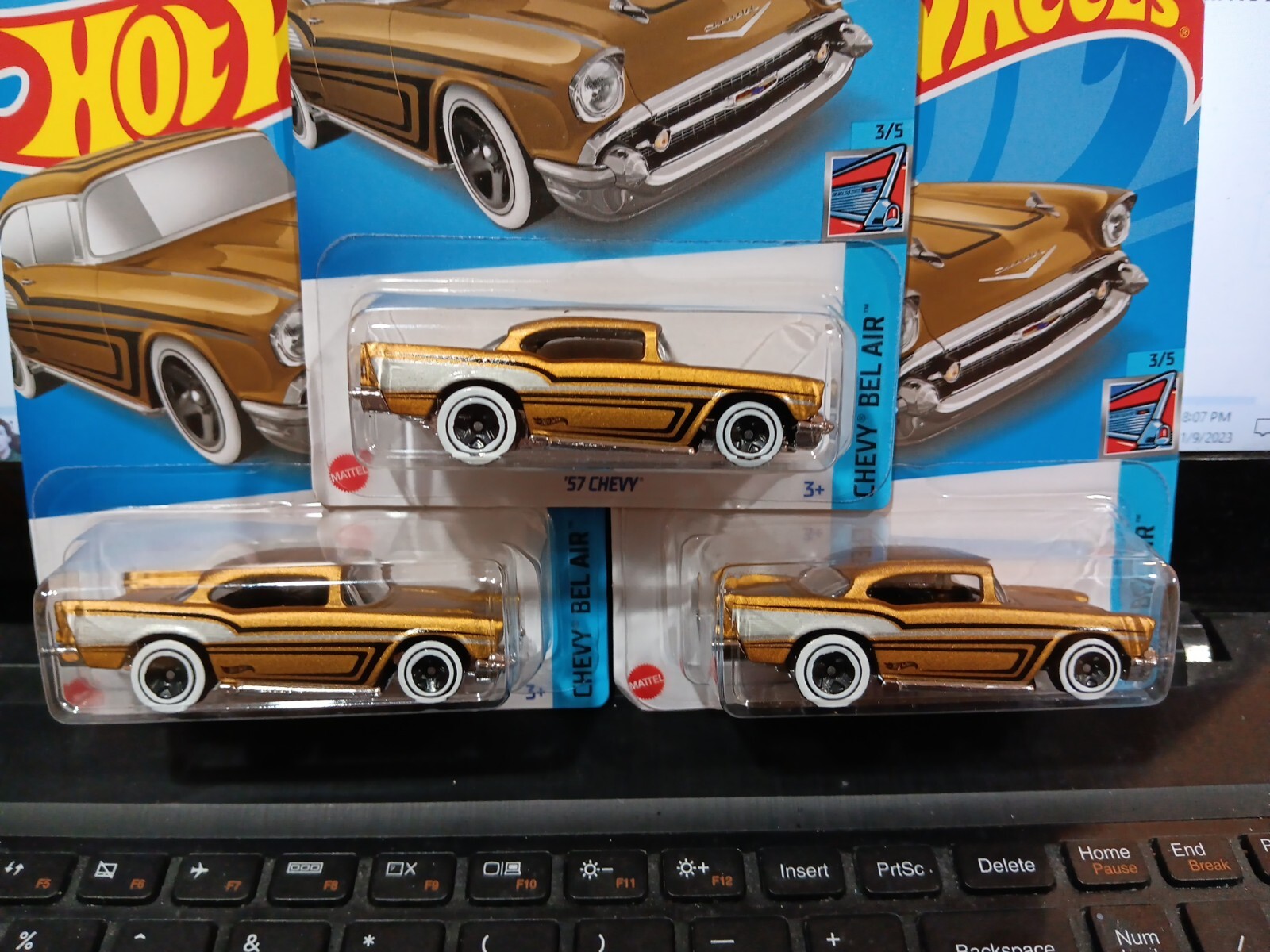 Hot Wheels 2022 ''57 Chevy  Lot Of 3