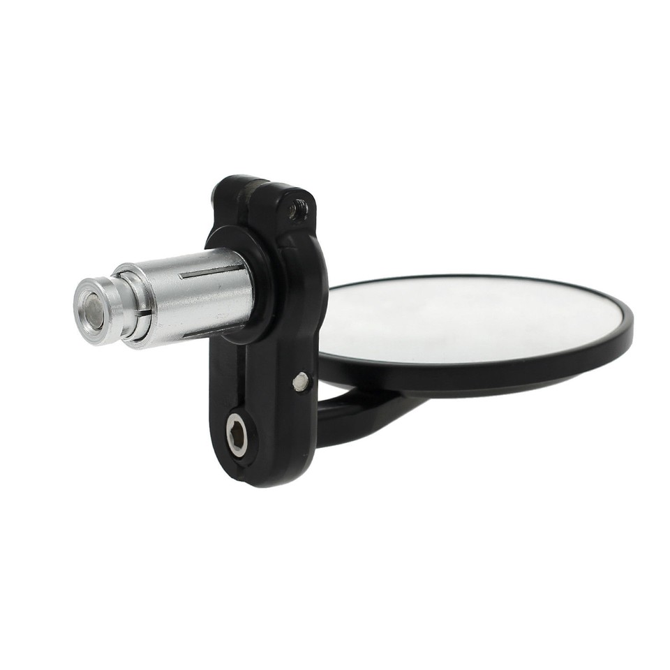 Motorcycle Round Black 7/8"Handlebar End Mirror Custom For Suzuki - Foto 6