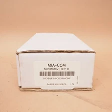 Harris Macom M/A-COM Microphone Mic Black Model MC101616V1 REV D