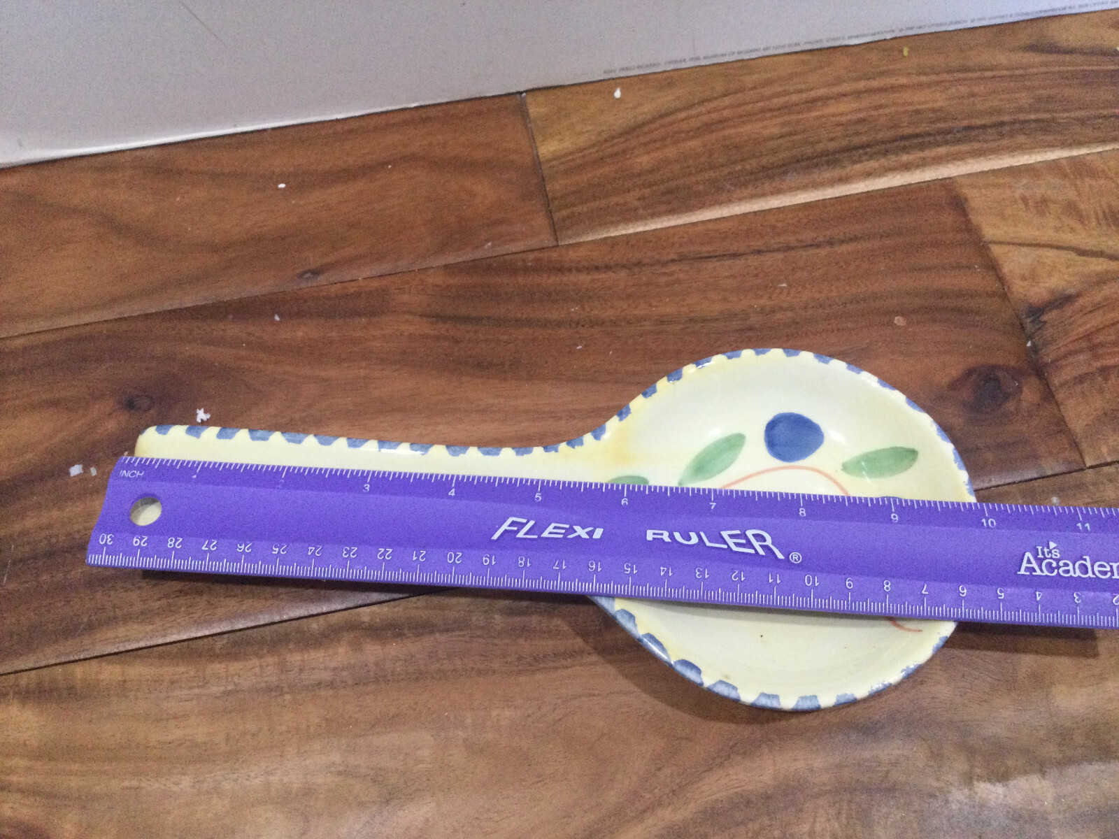 Pier 1 Imports Palermo Italy Yellow Blue Green spoon rest 10'' eBay