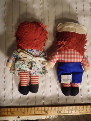 Vintage 70's Pair Knickerbocker Raggedy Ann & Andy Dolls w/Tags | eBay