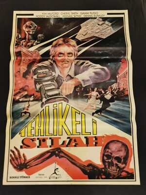 Laserblast  Original Movie Poster Turkish 1978 Horror Scifi