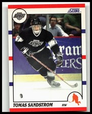 1990-91 Score American #183 Tomas Sandstrom Los Angeles Kings
