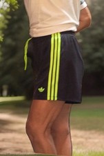 New Release Womens Adidas Adi color Jacquard Activewear Shorts Sz XL