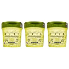 Eco Style Olive Oil Hair Gel 16oz  3-Pack