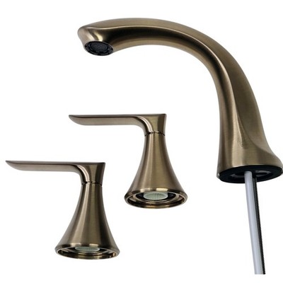 Moen 84517BZG Findlay 8'' Widespread Bathroom Faucet - Bronzed Gold