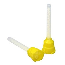 100 pcs HP Mixing Tips Dental Impression Light body yellow