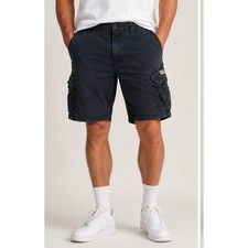 Vintage Unionbay Mens Cargo Shorts Black Cotton Y2K Size 36 Outdoor Utility
