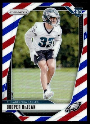 2024 Prizm Red White Blue Cooper DeJean Rookie Philadelpha Eagles