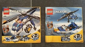 LEGO 4995 Creator 3 in 1 Airplane Helicopter Helicopter Boat Ship Speed Boat