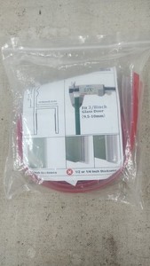 Raycity 10 Feet Shower Door Side Seal Strip - for 3/8" (10mm) Transparent 