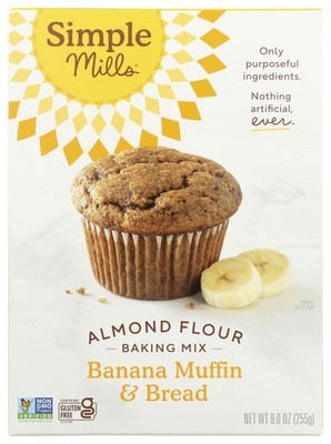 Simple Mills Banana Muffin And Bread Almond Flour Baking Mix 9 Oz