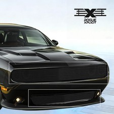 Black Billet Grille For 2015-2021 Dodge Challenger Phantom Aluminum Grill Insert