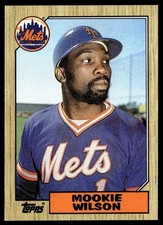 1987 Topps Mookie Wilson New York Mets #625