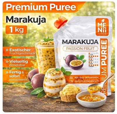 Maracuja Püree 1kg Passionsfrucht Fruchtpüree Cocktails Desserts Gastronomie-HIT