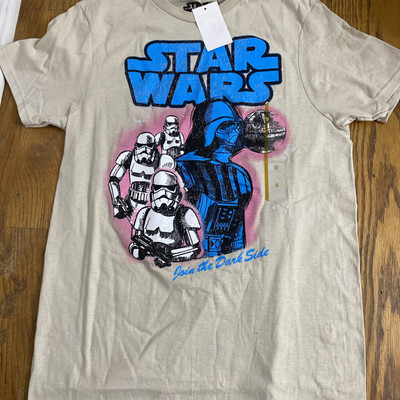 Star Wars ''Join the Dark Side'' Tan T-Shirt - Small