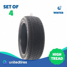Set Of 4 Used 24550r20 Bridgestone Blizzak Dm-v2 102t - 8-932