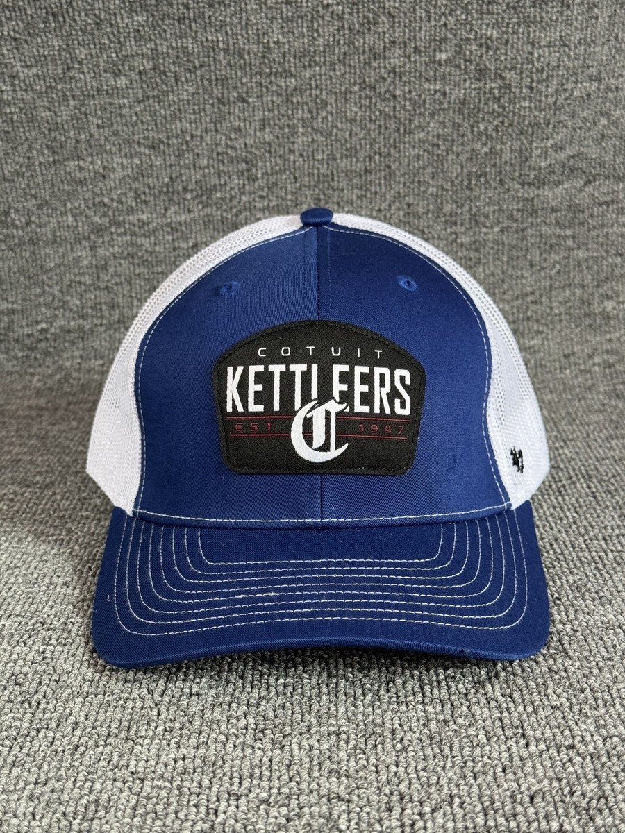 '47 Brand Cotuit Kettleers Trucker Snapback Blue White One Size Hat