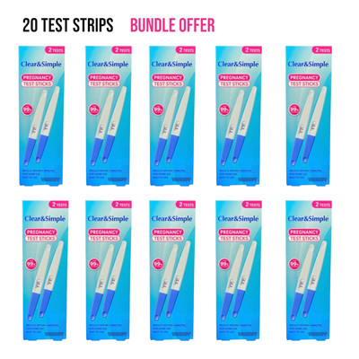 20x Digital 5 Minuten Schwangerschaftstest Stick Pack Generic Clearblue Schneller Versand 