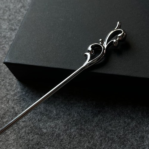 S925 Silver Hairpin Wooden Hair Fork Chinese Style Hair Accessories for Women... - Picture 3 of 6