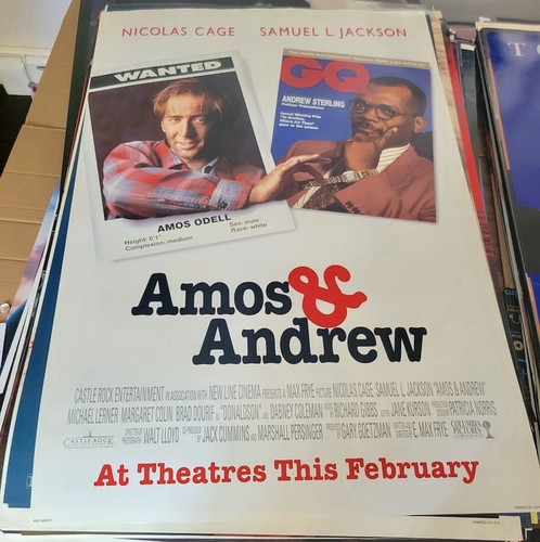 1992 Amos & Andrew Original Movie Poster
