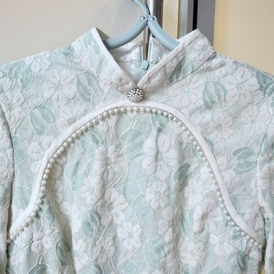 flora lace midi dress in green Petal And Pup Women's Lisbeth Midi Dress main image 1